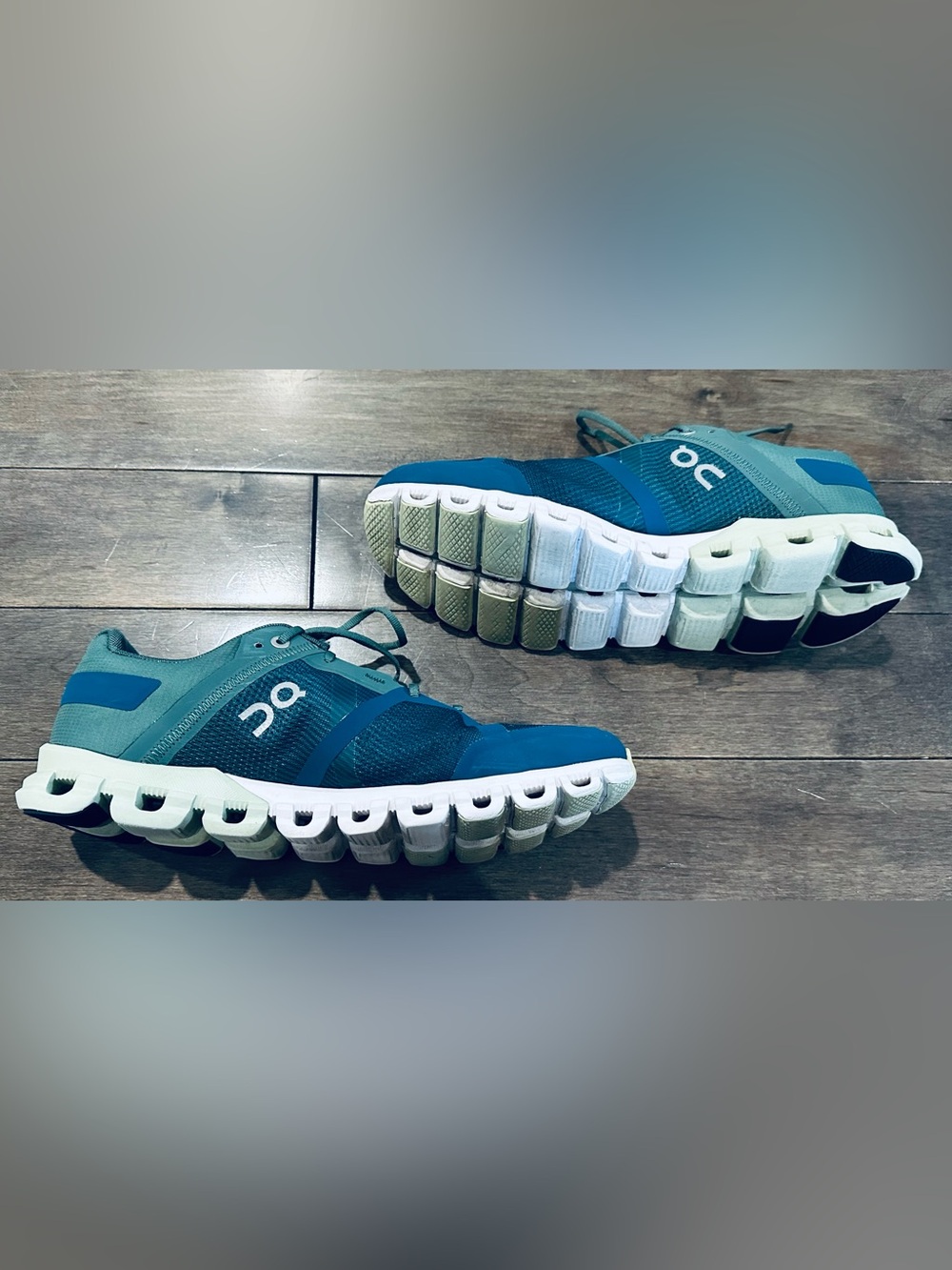 On Cloud M 7.5/ W 9 Sea Petrol Blue On Cloudflow Running Shoes